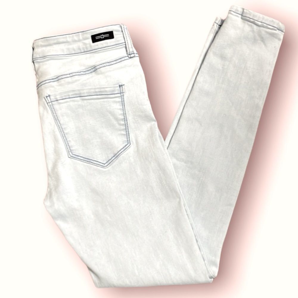 Liverpool The Ankle Skinny Midrise Jeans Size 0 Color Idllwild Bleach - Picture 2 of 6